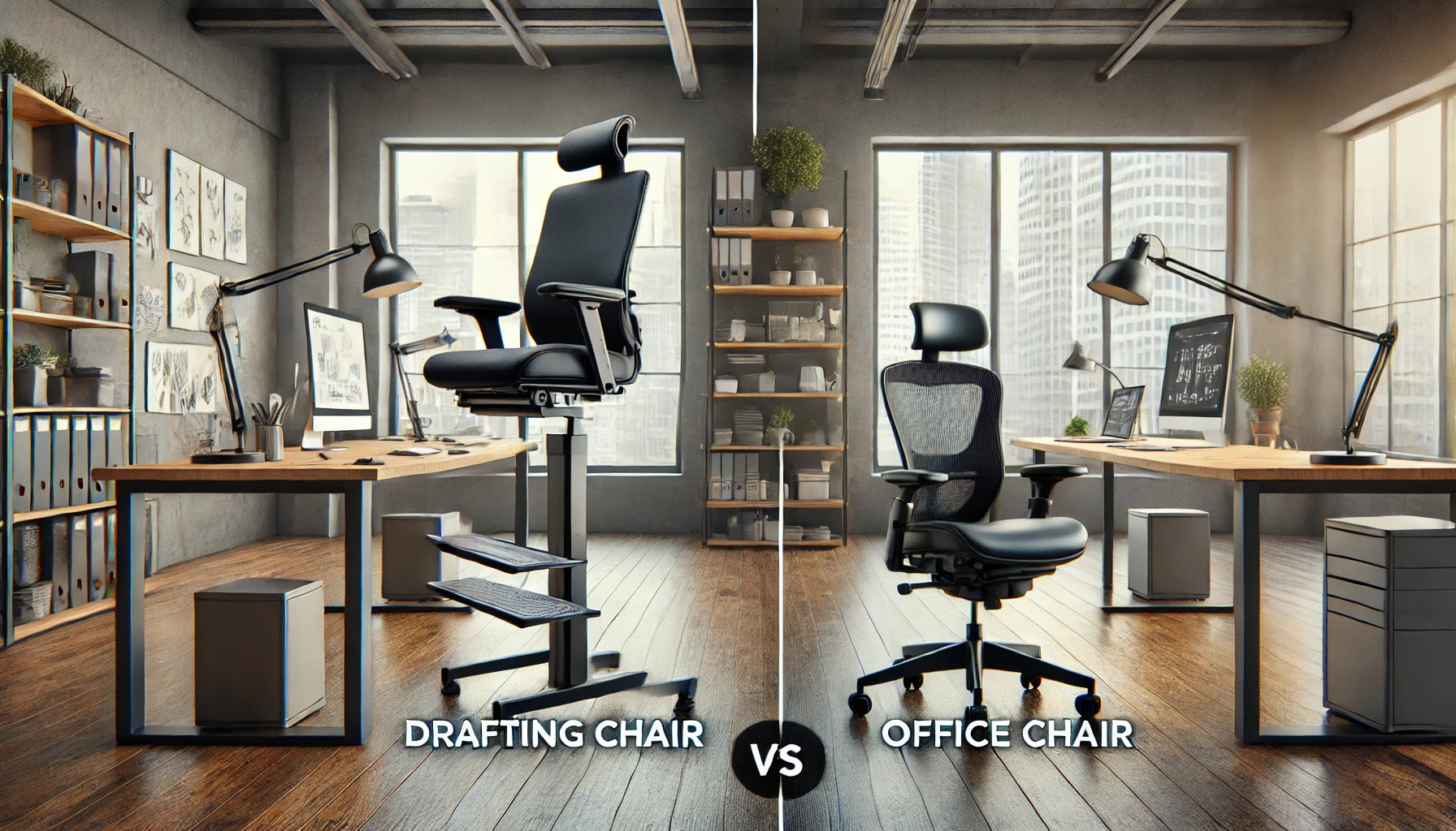 Drafting Chair vs Office Chair What s the Difference Office Furniture IQ