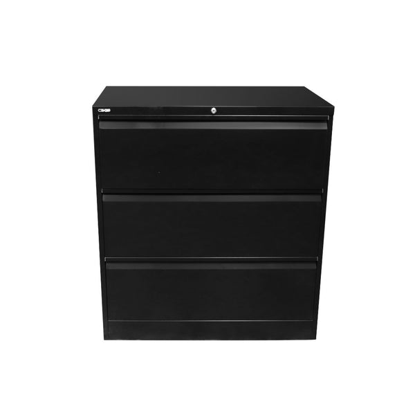 3 Drawer Filing Cabinet Black