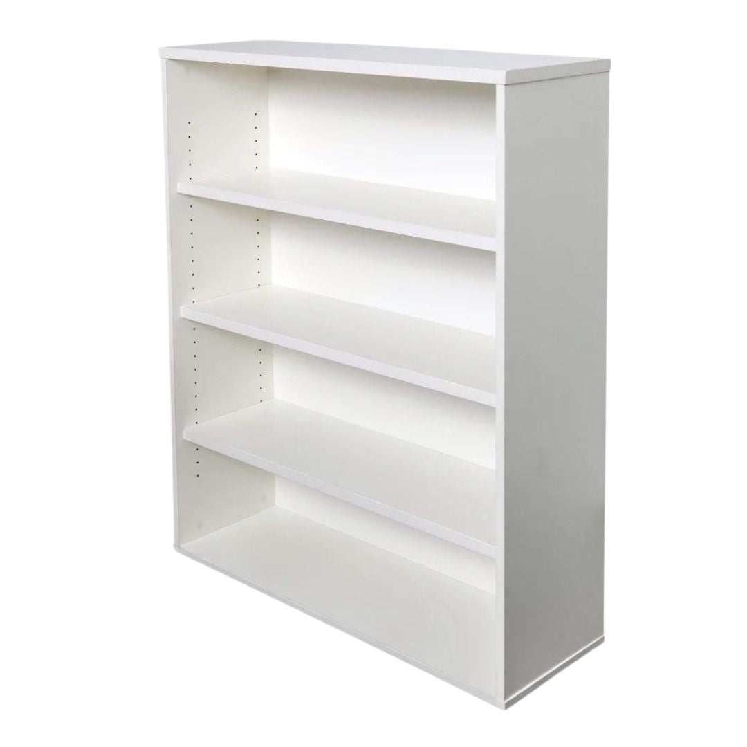 3 shelf white Bookcase by Rapid Span 