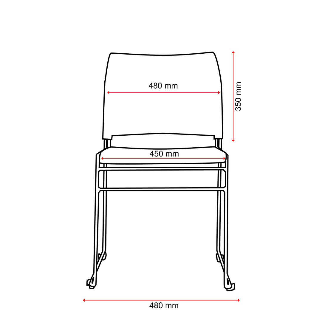 Buro Maxim Sled chair