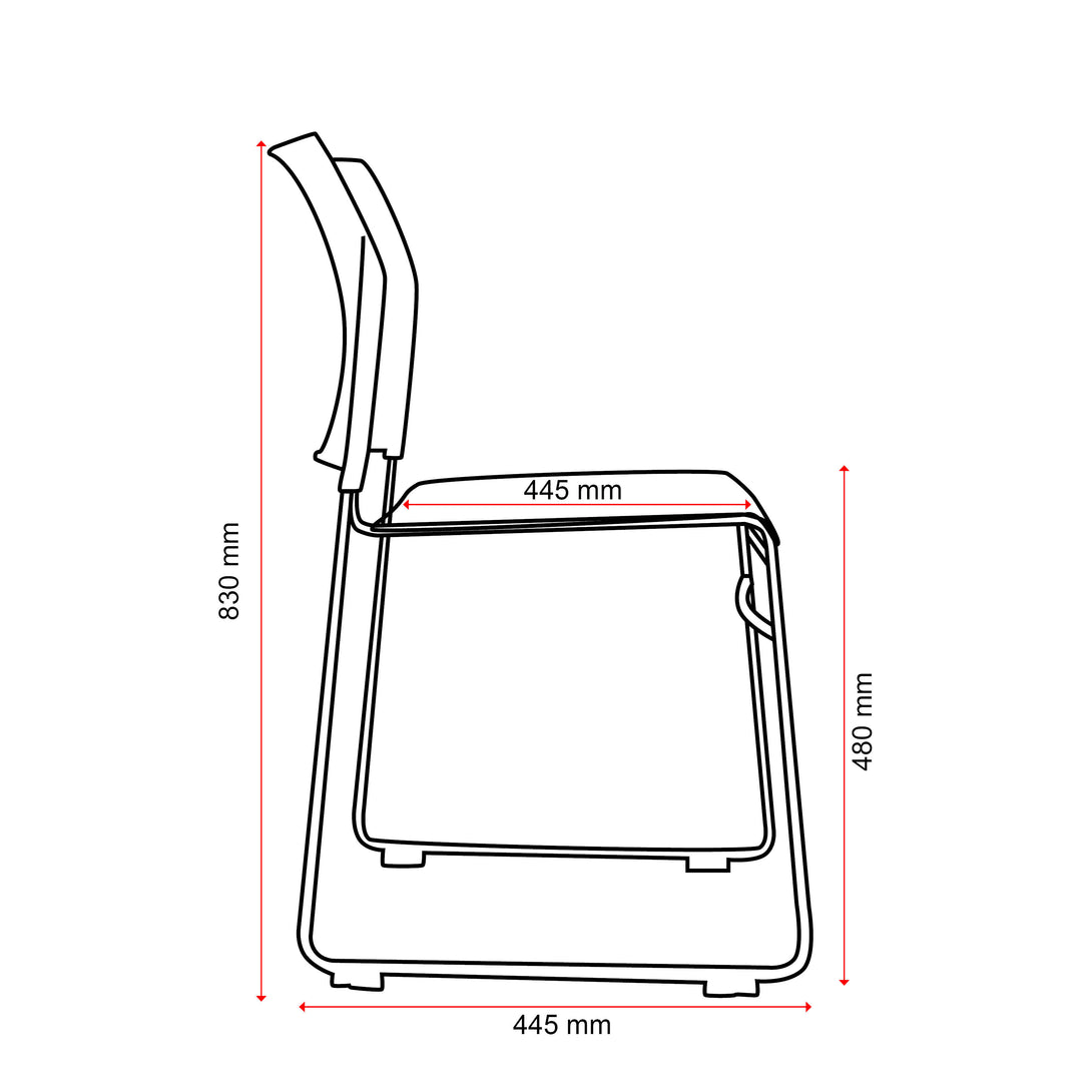 Buro Maxim Sled chair