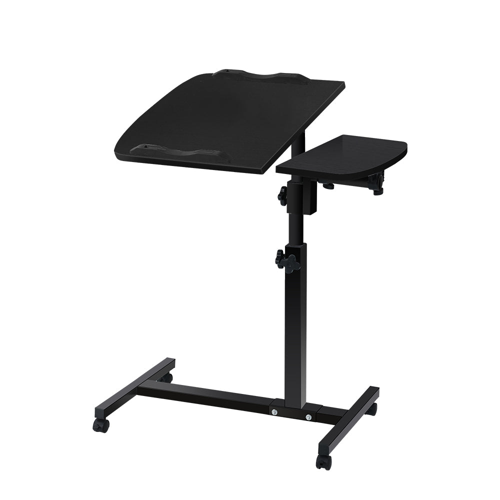 Artiss Laptop Table Desk Adjustable Stand - Black