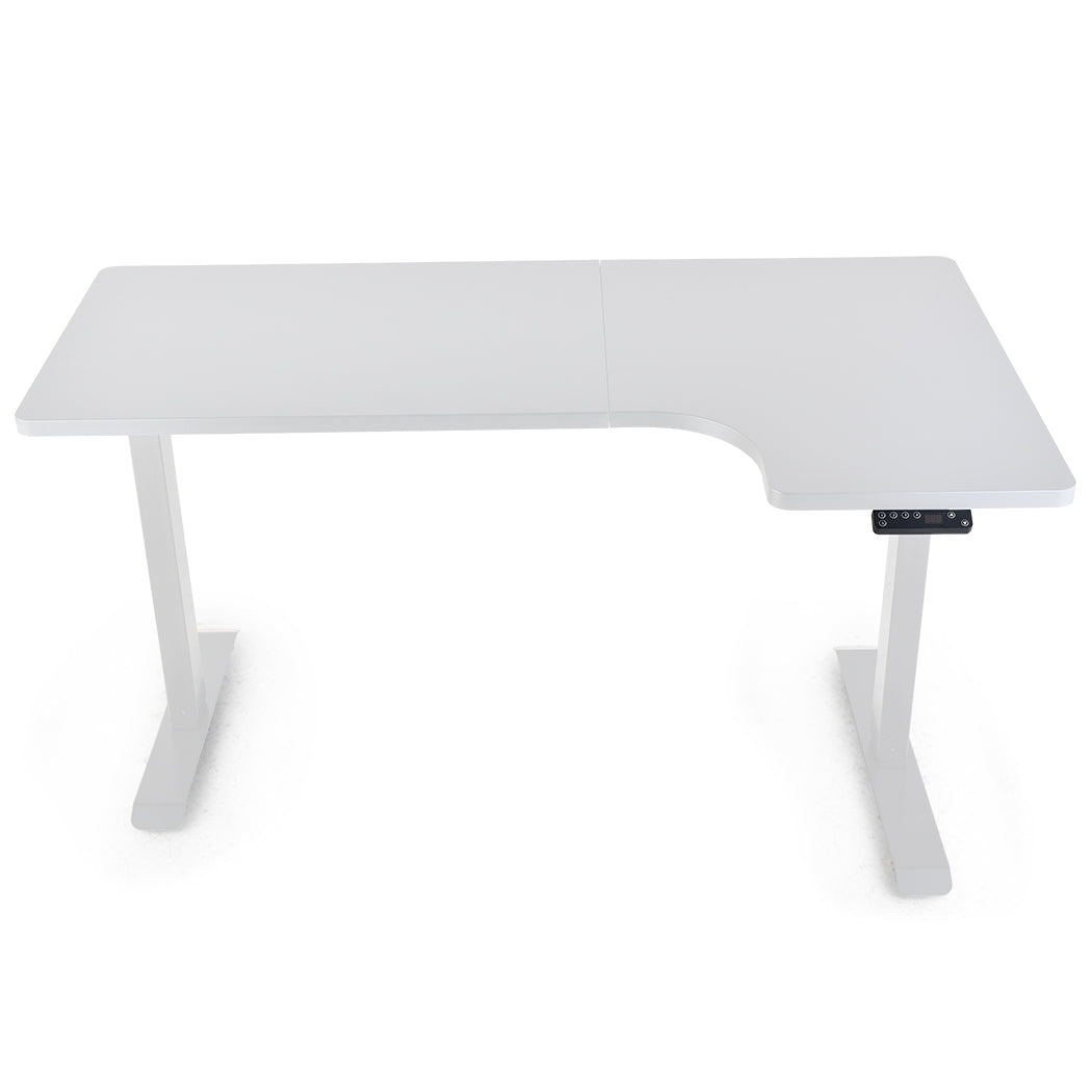 Fortia L Shaped Sit To Stand Up Corner Standing Desk