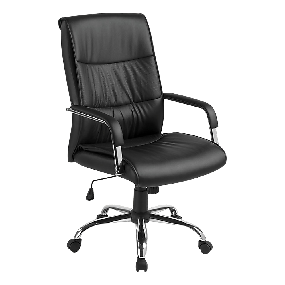 PU Leather Office Chair Executive Padded Black