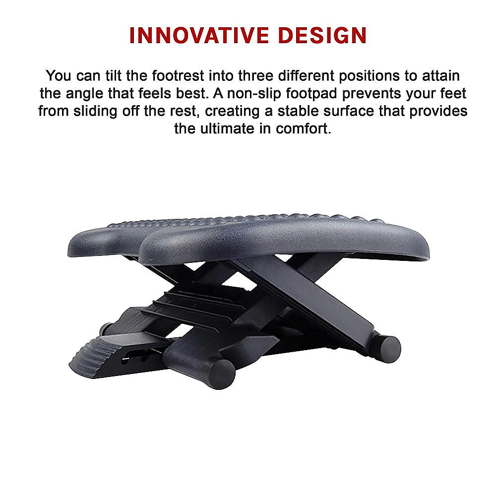 Foot Rest For The Computer Footrest Under Desk Foot / Leg Rest for Office Chair Ergonomic Computer ...