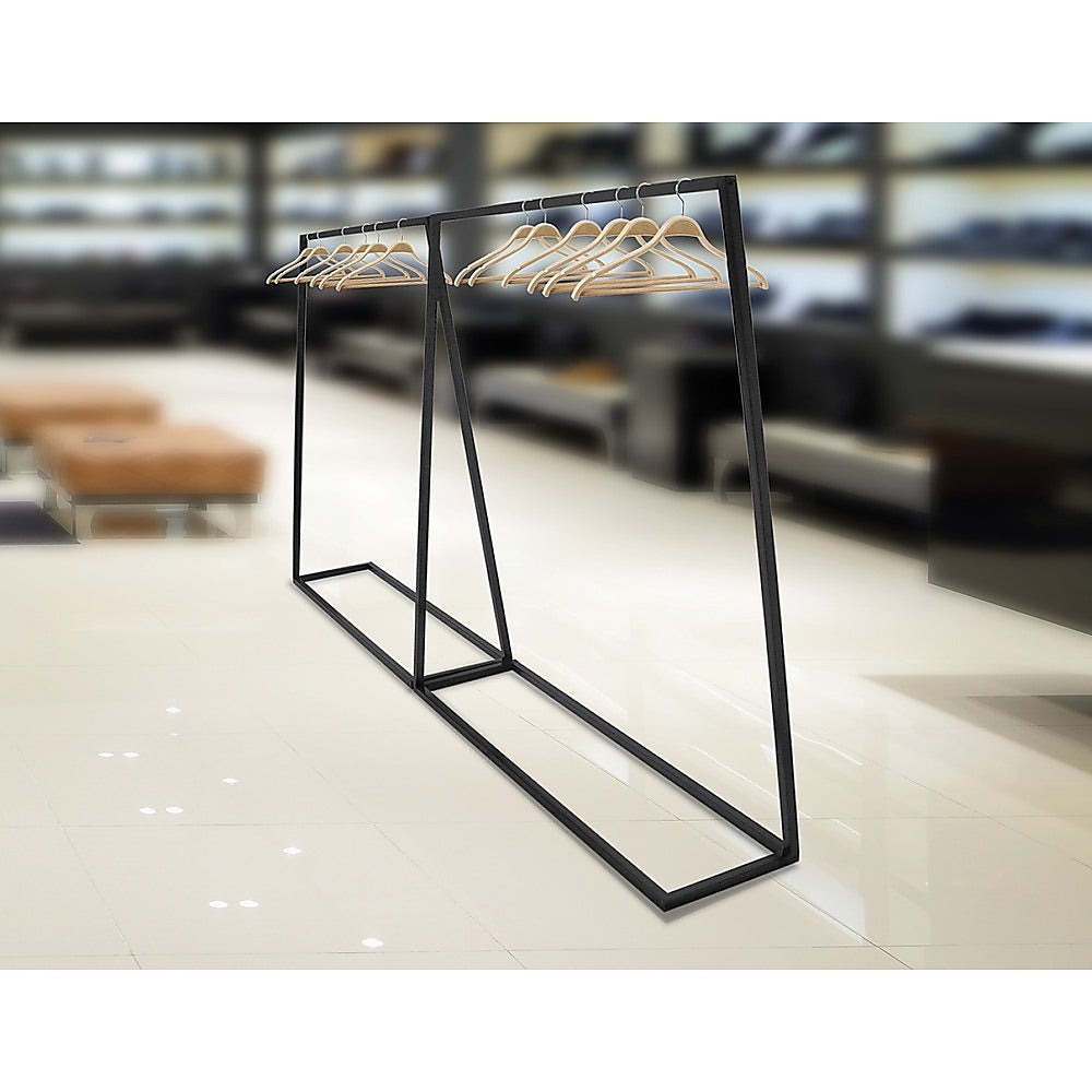 Garment Rack Office Commercial Clothing Garment Rack Retail Shop - Black Rack | Office ...
