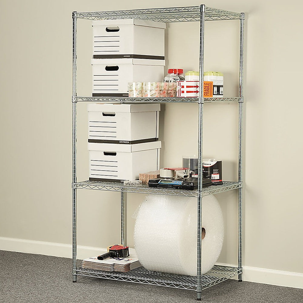 Modular Wire Storage Shelf 1200 x 450 x 1800mm Steel Shelving