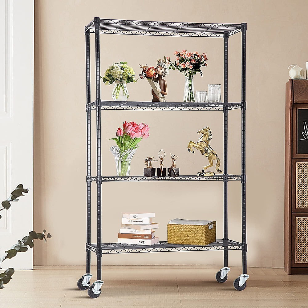 Modular Wire Storage Shelf 900 x 450 x 1800mm Steel Shelving