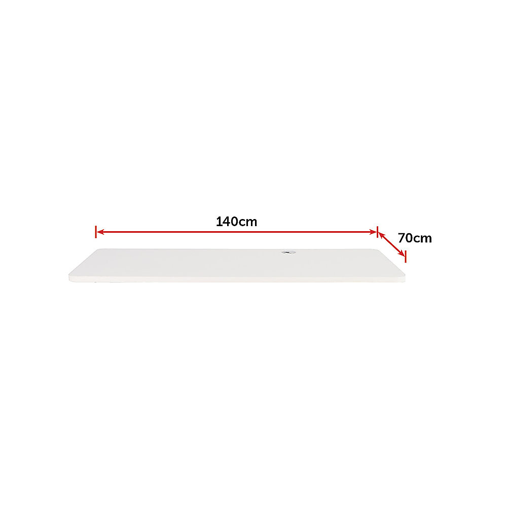 Office Home Computer Desk Table Top with Cable Hole